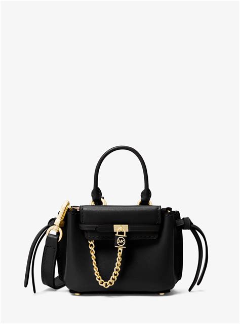 michael kors hamilton leather small crossbody|michael kors leather crossbody handbags.